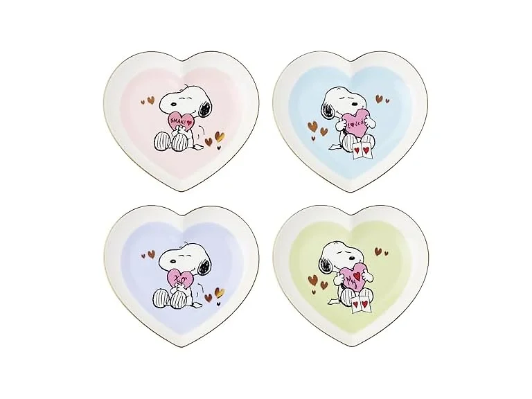 Lenox Dinnerware Set, Snoopy Valentine's Day Plates Set