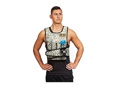 CROSS101 Adjustable Weighted Vest without Shoulder Pads (20lbs)