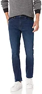 Amazon Essentials Men's Skinny-Fit Comfort Stretch Denim Jeans - Discontinued Colors, Sanded Indigo, 35W x 32L