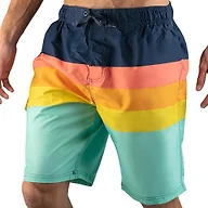 Kanu Surf Men's Swim Trunks (Regular & Extended Sizes), Infinite Multi, Small