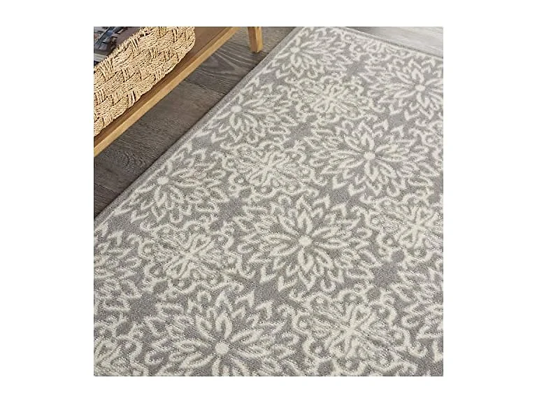 Nourison Jubilant Floral Rug 3x5 Ivory