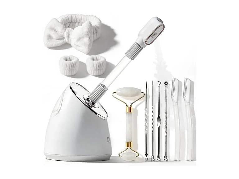 Facial Steamer Spa Kit, Nano Ionic Face