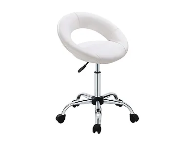 Duhome White Adjustable Task Chairs