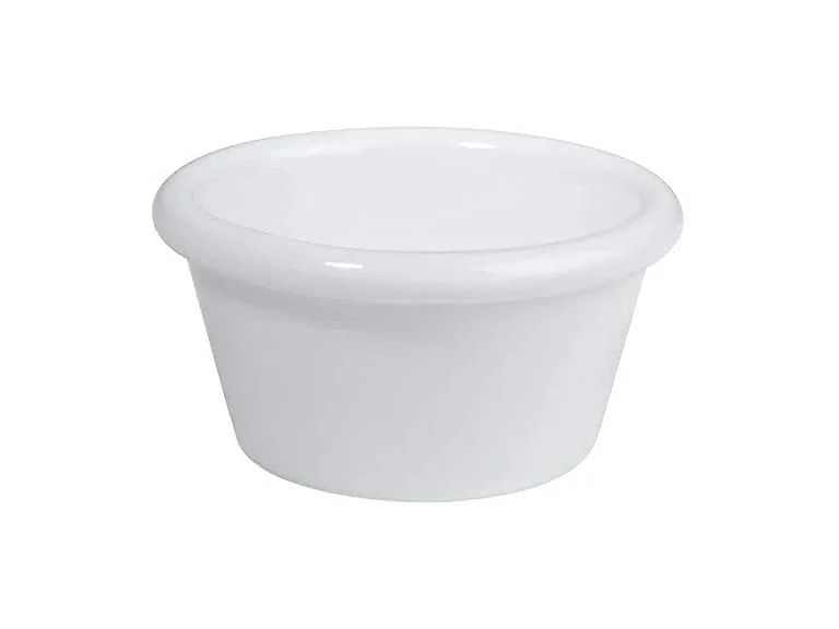 Winco Melamine White Ramekins, 2 oz, 1 Dozen