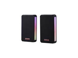 Aiwa MQ-AI6024PK2-BLK Aura Light Up Wall Mounted Spe