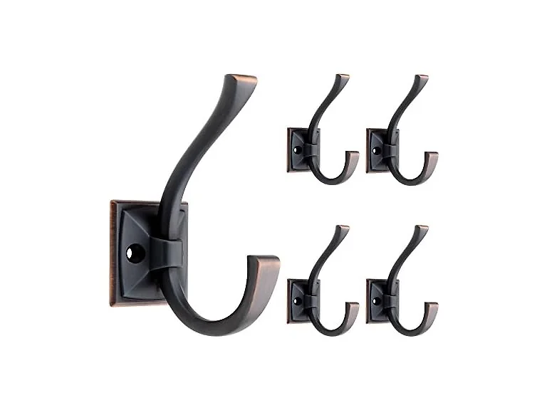 Franklin Brass Ruavista (5-Pack) Coat annd Hat Wall Hooks