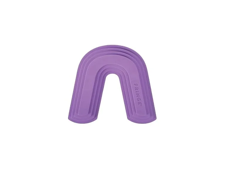 Fringe Studio Color ME Happy Purple Rubber Dog Toy