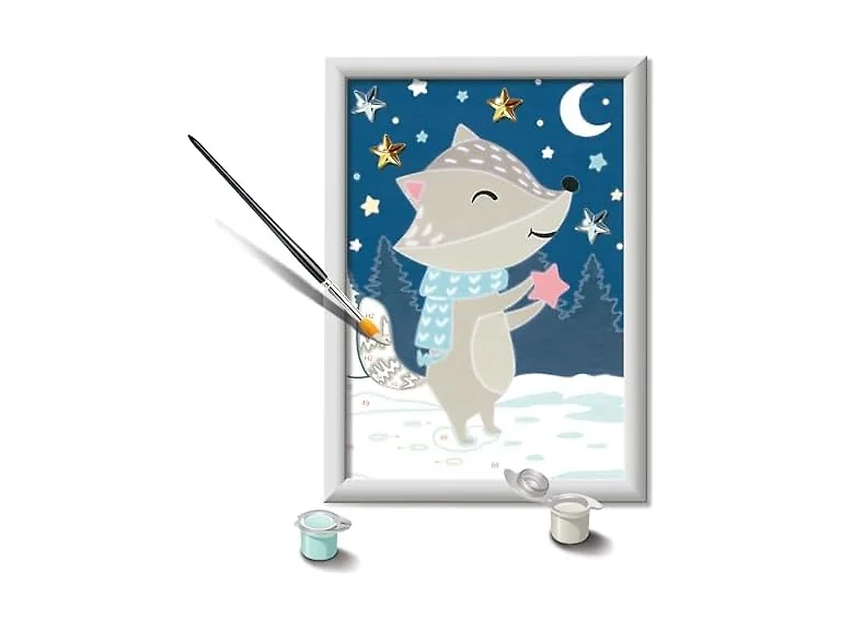 Ravensburger CreArt Cute Badger Paint by Numbers