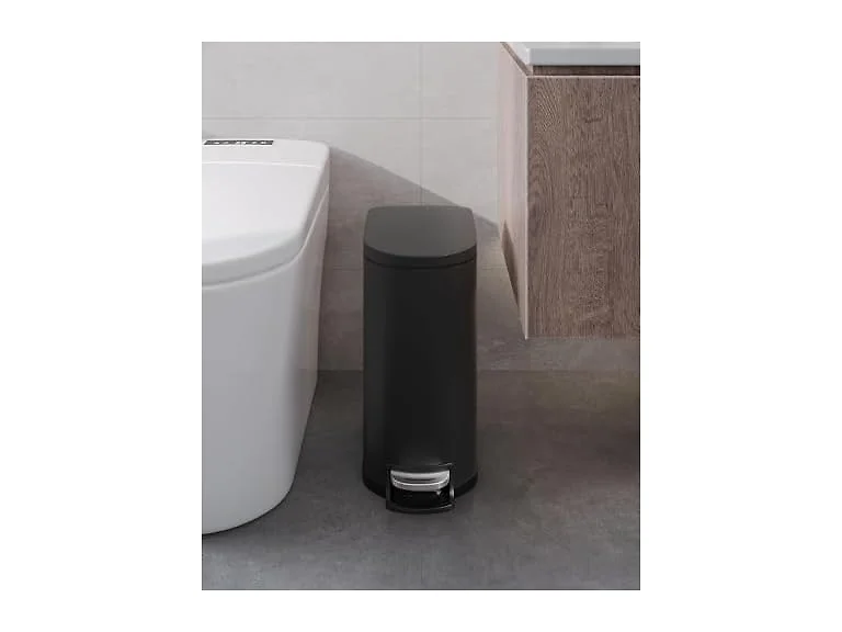 Takywep 13 Gal Step-On Trash Can Black