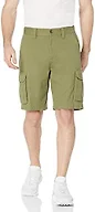Amazon Essentials Men's 10" Classic-Fit Cotton Twill Cargo Shorts, Multiple Pockets (Available in Big & Tall), Light Olive, 36