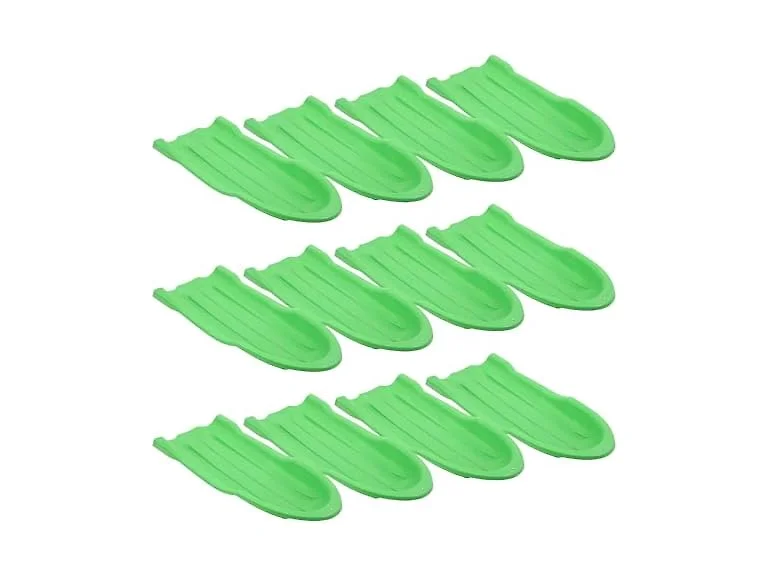 Superio Toboggan Snow Sled for Kids and Adults, 46"(Green), 12 PK