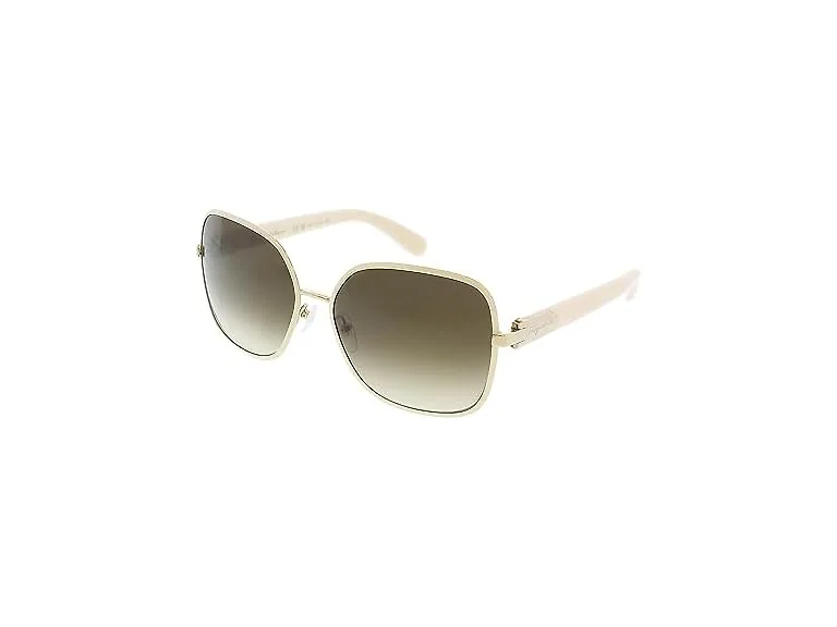 Ferragamo Unisex SF150S Sunglasses Light Gold / Ivory