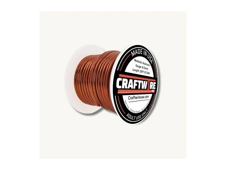 : Premium Brown Aluminum Wire 8 Gauge -