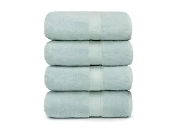 Ariv ABT 30" x 52" 4 Pk Oversized Bath Towels Duck Egg