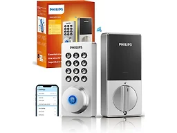 Philips DDL242X-1HW-SNL WiFi Keypad Deadbolt Nickel