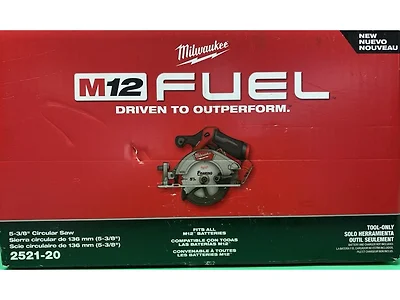 Milwaukee 2521-20 5.37 in. M12 Fuel Circular Saw