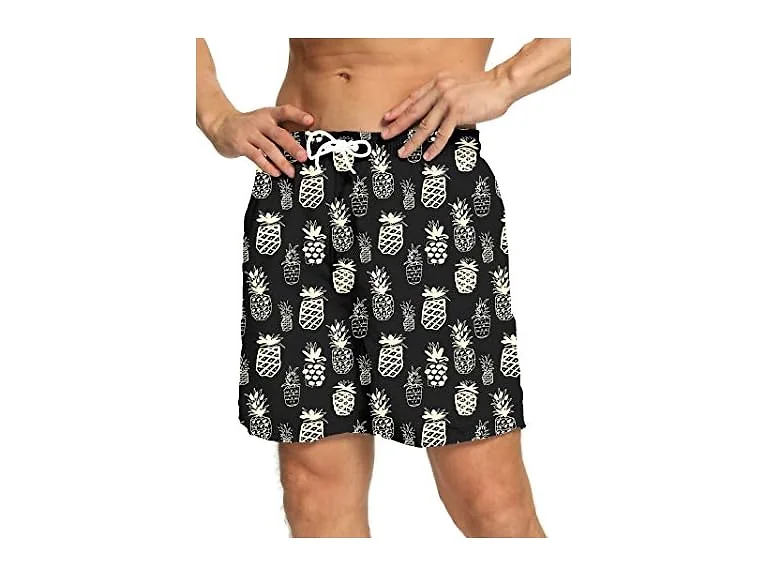 Diorlv Men (XXL) Swim Trunks Quick Dry Mesh Shorts