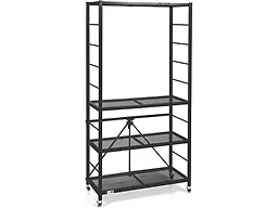 Origami R2-06W 4 Tier Adjustable Shelf Rack White BL