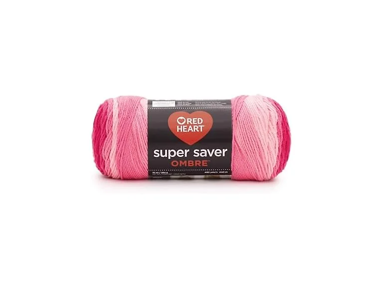 RED HEART Super Saver Ombre Yarn, Jazzy