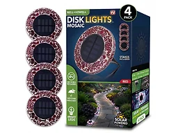 BELL + HOWELL NB-8630 Pack Of 4 4Pack Mosaic Disk Light R
