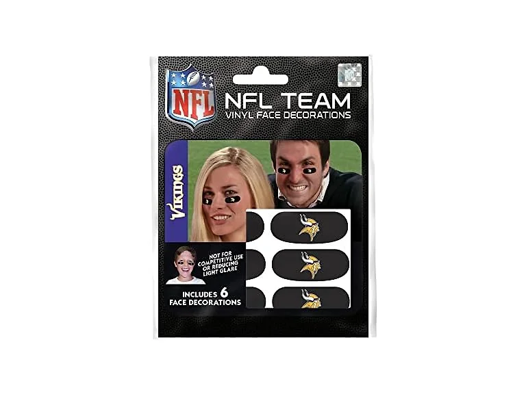 Party Animal Eye Black Stickers, Black