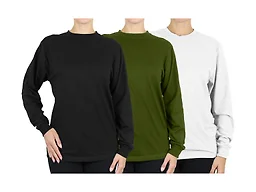 ACTION THREAD WC-----(Women's 3Pack) - JMLT-654  BK-OL-WH 