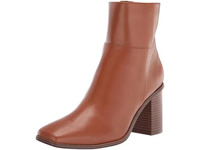 The Drop Women's Ibita High Heel Side Zip Ankle Boot
