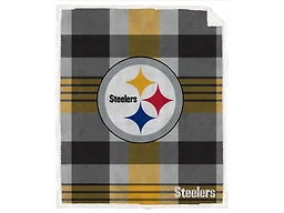 NFL Team Classic Plaid Blanket - Pittsburgh Steelers