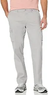 Amazon Essentials Men's Straight-Fit Breathable Stretch Cargo Pants (Available in Big & Tall), Light Grey, 31W x 29L