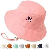 RIVBOS Baby Sun Hat UPF 50+ Animal Pattern Toddler Bucket Hat for Boys Girl