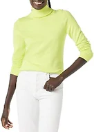 Amazon Essentials Women's Classic-Fit Lightweight Long-Sleeve Sweater, Lime Green, 1X
