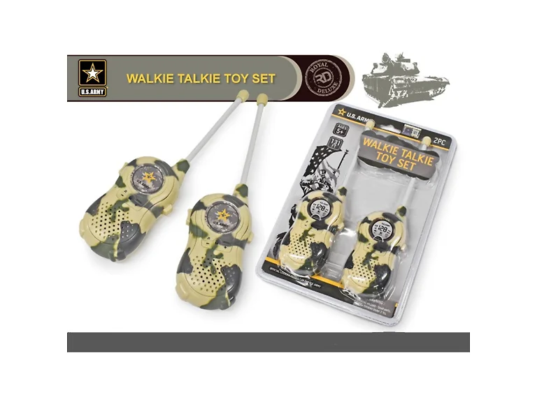 US Army Camouflage Walkie Talkie Set