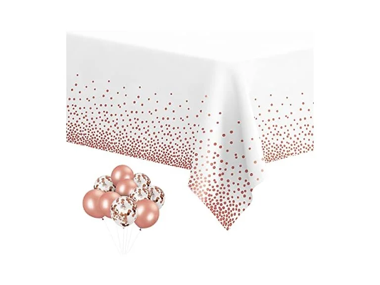 6 Pack Party Table Cloths & 30 Balloons