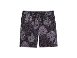 Hurley HSP26VMS-21464 S Hurley 2-Toned Leaf Swim Short Black/Pink