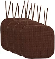 Sweet Home Collection SHC-TIECPMF4PKCHO 4-Pack Honey