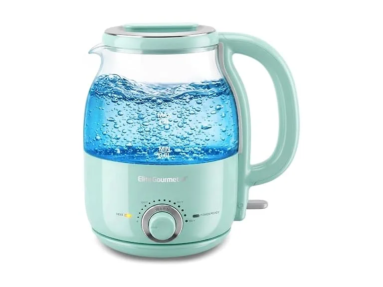 Elite Gourmet 1.2L Electric Glass Kettle