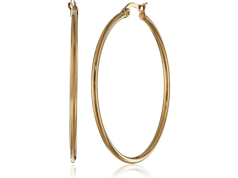 Amazon Essentials Women's Tube Hoop Earrings