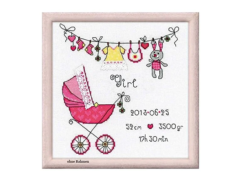 Riolis Cross Stitch Kit - 1417 - It"s a Girl