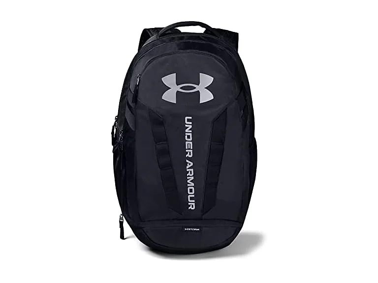 Under Armour Unisex Hustle 5.0 Backpack, Black/Silver