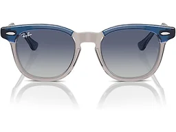Ray-Ban RJ9098SF 715911 47 47-18-130 Ray-Ban Boys Rj9098s Square Sunglasses  Top Dark Blue/Brown/Light Grey