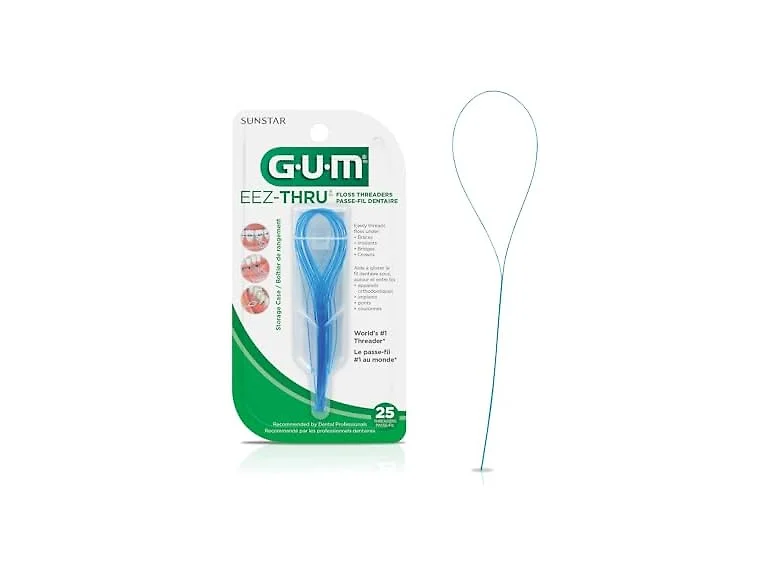 (3-Pack) GUM EEZ-Thru Floss Threaders