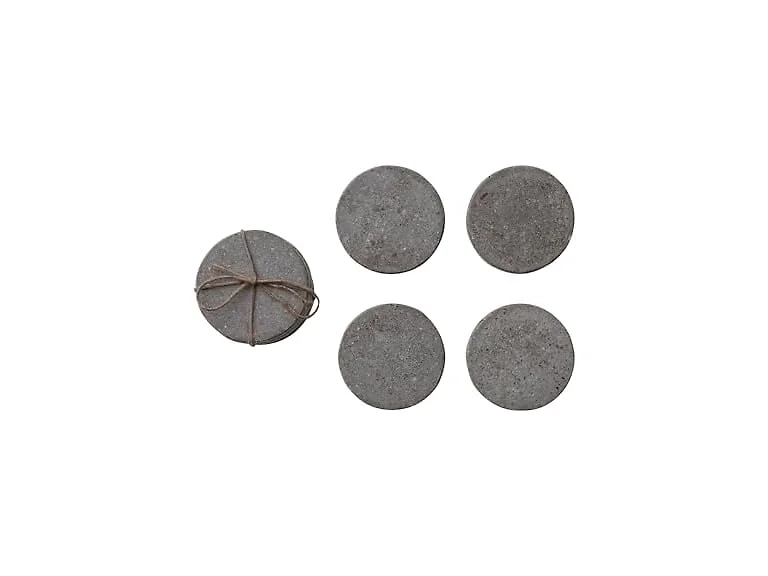 Bloomingville Concrete Coaster, Natural