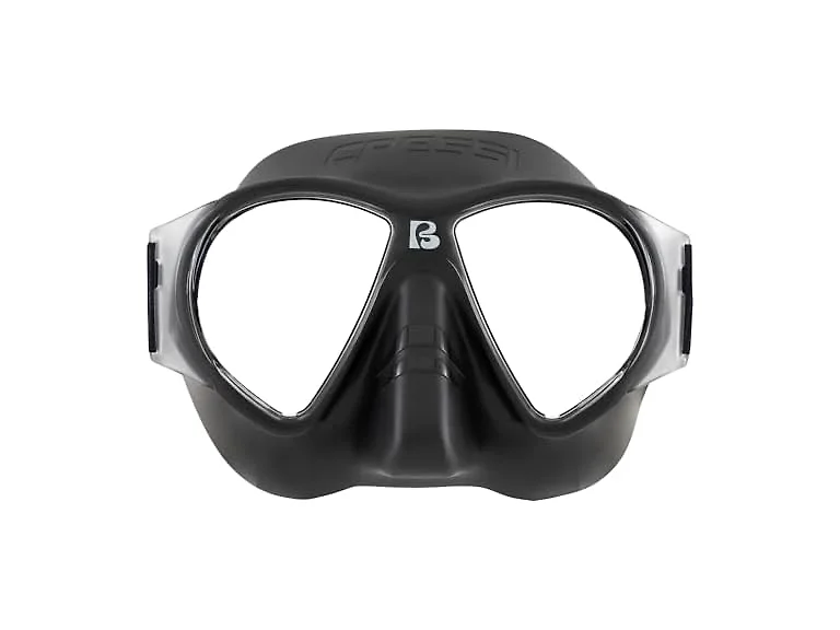 Cressi Force 2-Lens Dive Mask, Black