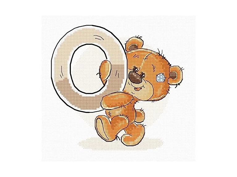Luca-S Letter O - Cross Stitch Kit
