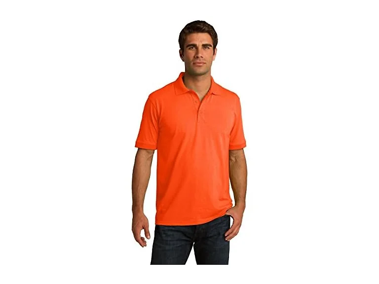 Clothe Co. Men (Large Tall) Shirt Safety Orange