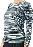 Kanu Surf Women's Odyssey Long Sleeve UPF 50+ Swim Shirt, Black, X-Large