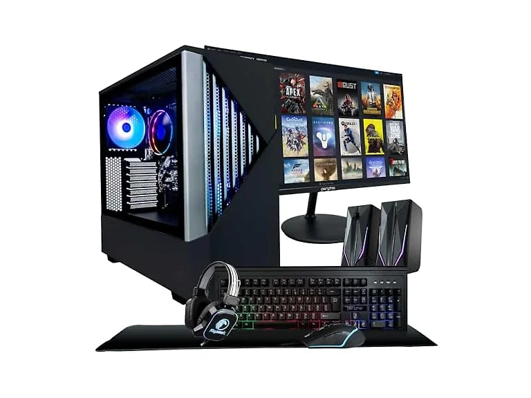 Periphio Reaper Gaming PC Computer - Complete Battlestation Bundle (Open Box)