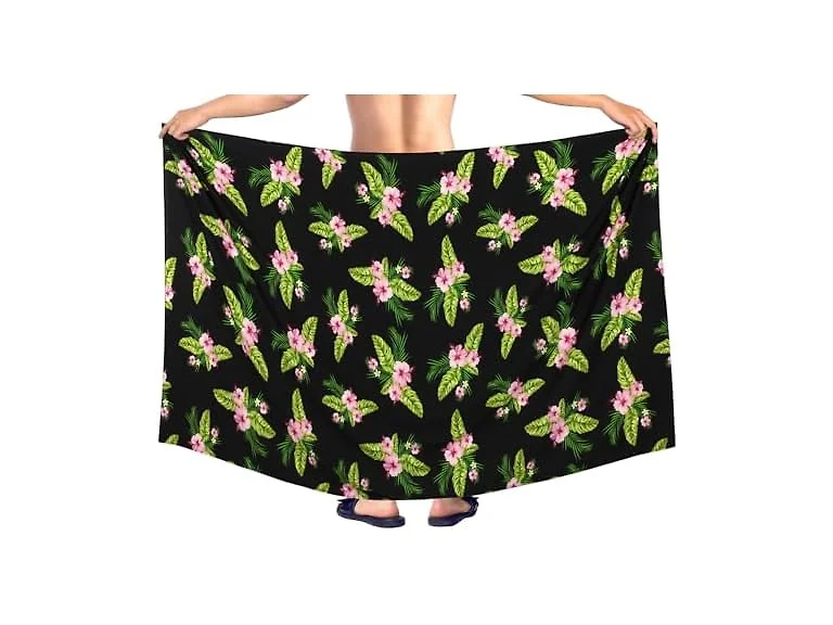 LA LEELA Men's Hawaiian Lava Lava Beach Saron