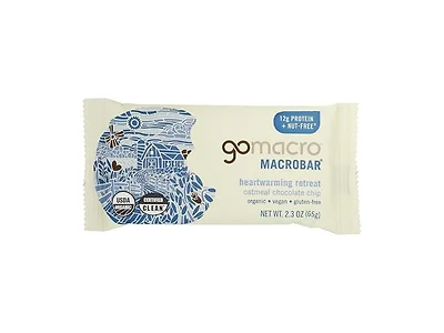 GoMacro Macrobar, Oatmeal Chocolate Chip, 2.3 Oz