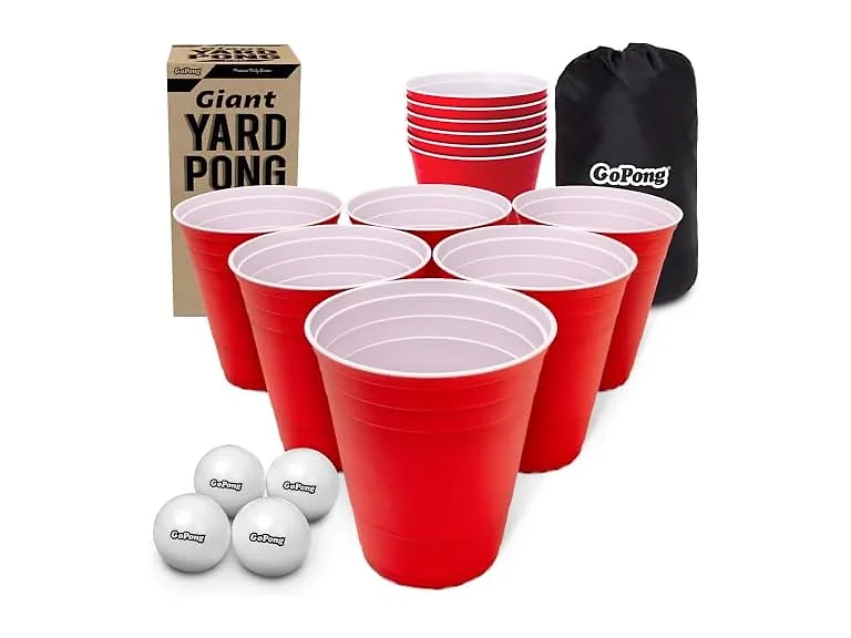 GoPong Giant Yard Pong Outdoor Game